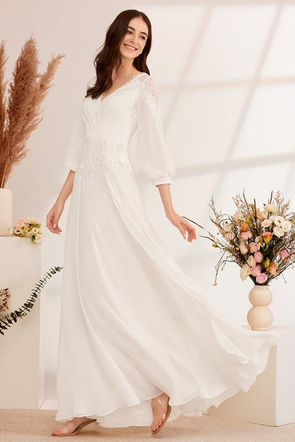 Robe de Soirée Fluide Éthérée