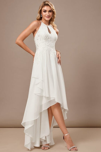 Robe de Soirée Mousseline Éclatante - gallery 1