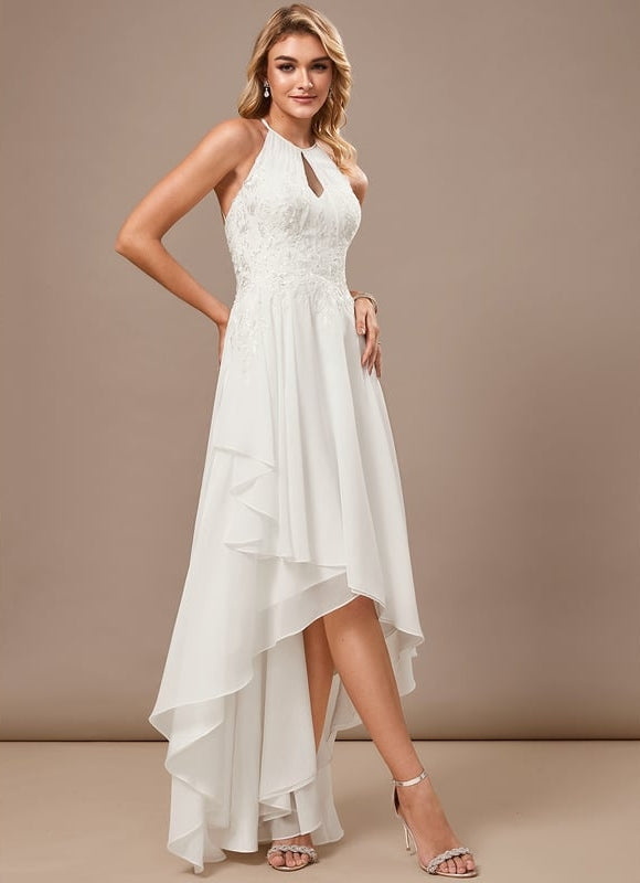 Robe de Soirée Mousseline Éclatante - gallery 1