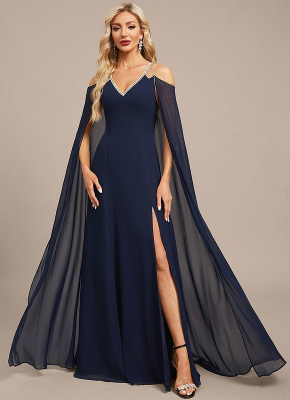 Robe de Soirée Éclat Sirène Céleste