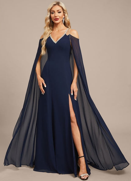 Robe de Soirée Éclat Sirène Céleste