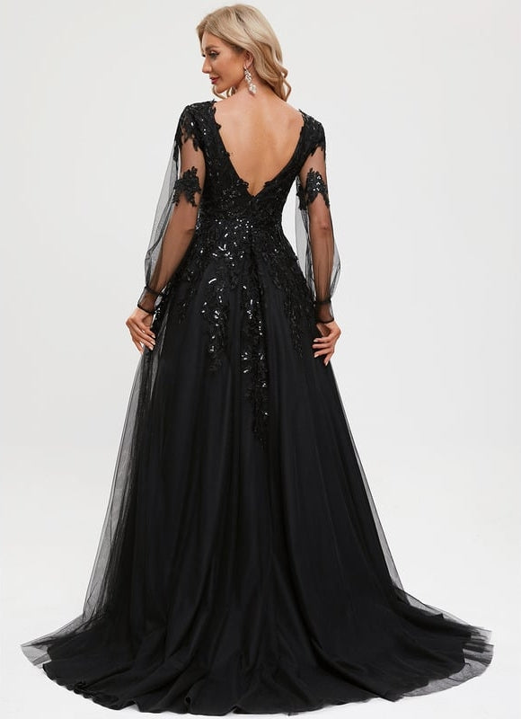 Robe de Soirée Éclat Noir - gallery 9