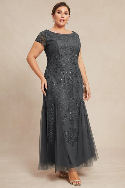 Robe de Soirée Gris Enchanté - gallery 6
