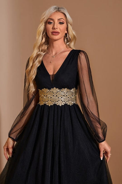 Robe de Soirée Tulle Élégante - gallery 2