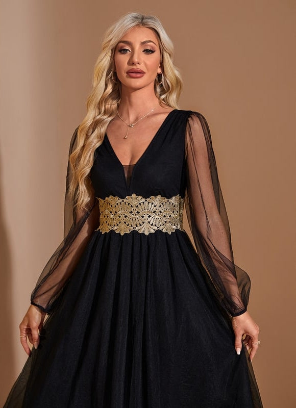 Robe de Soirée Tulle Élégante - gallery 2