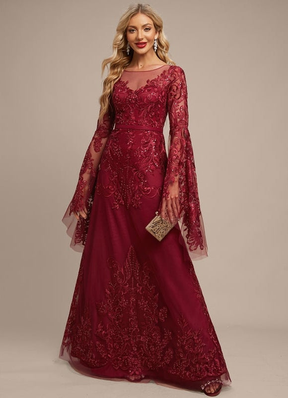 Robe de Soirée Bordeaux Enchantée - gallery 6