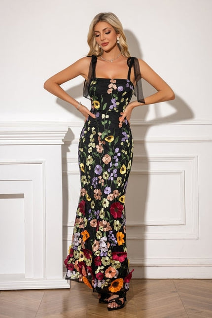 Robe de Soirée Florale Élégante - gallery 3