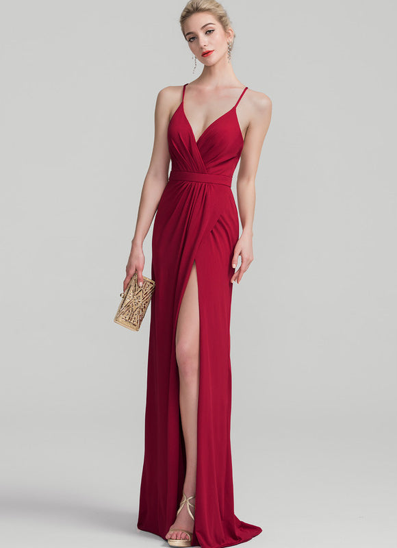 Robe de Soirée Élégance Sanguine