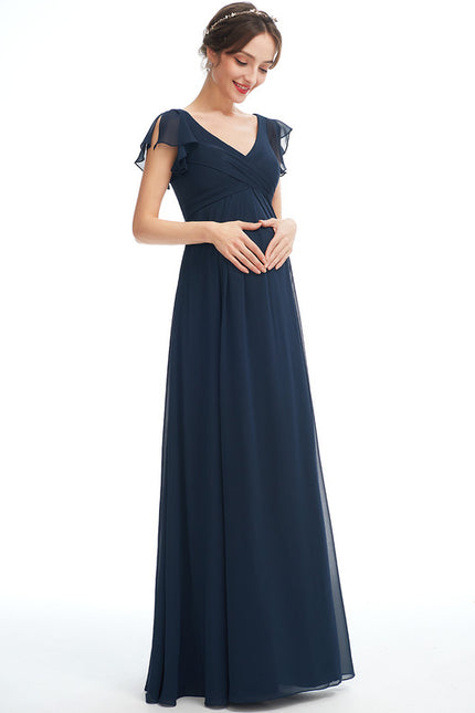 Robe de Soirée Flottante Rosée - gallery 3