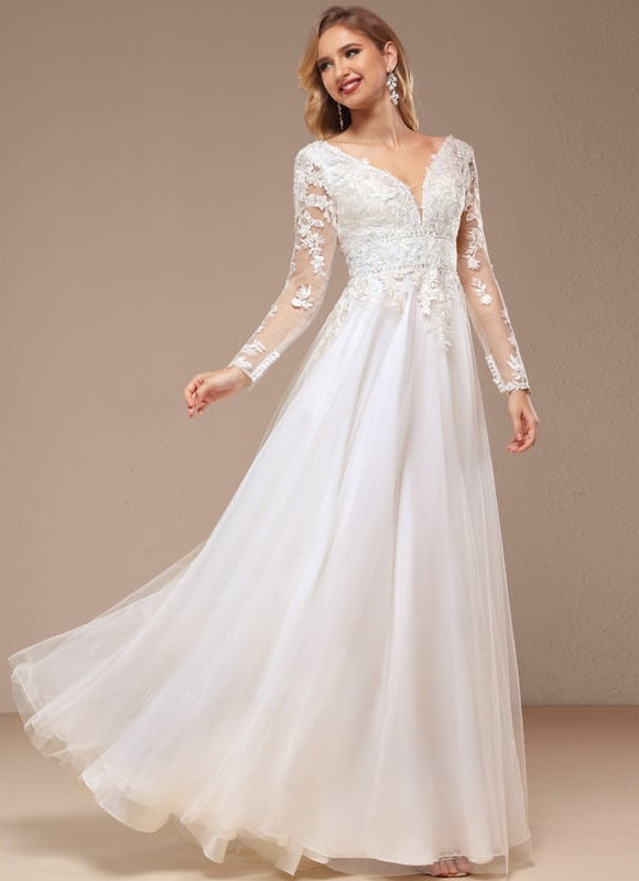 Robe De Soirée Avec Tulle Travaillé