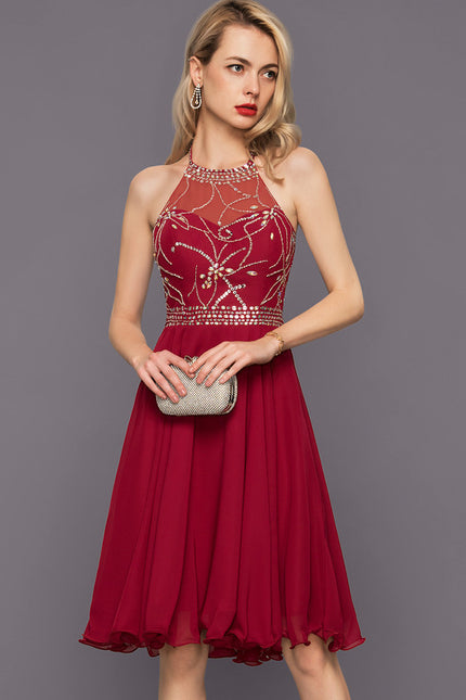 Robe de Soirée Éclatante Mousseline - gallery 3