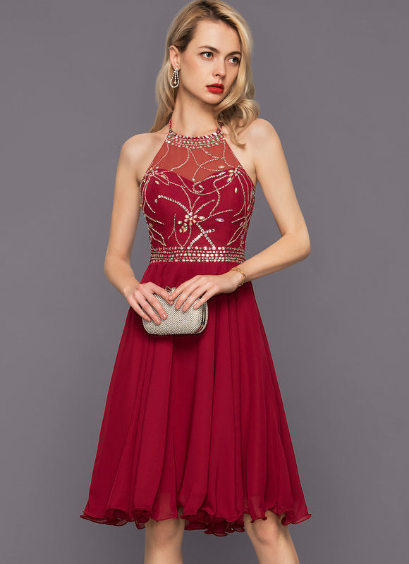 Robe de Soirée Éclatante Mousseline - gallery 3