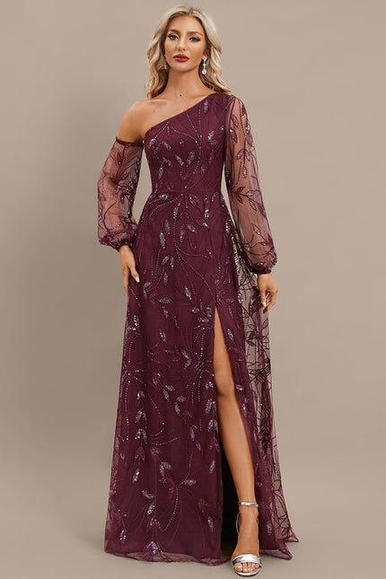 Robe de Soirée Étoile Pourpre