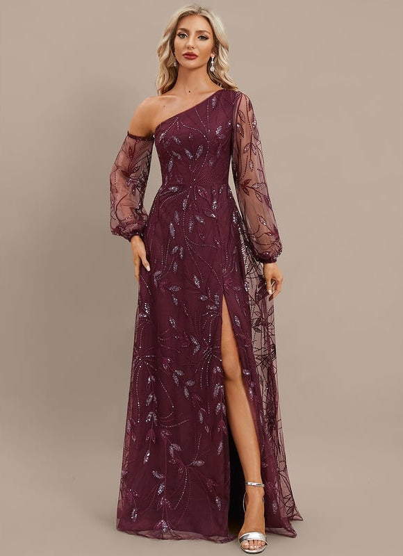 Robe de Soirée Étoile Pourpre