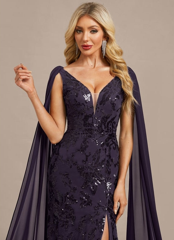 Robe Soirée Plumetis - gallery 1