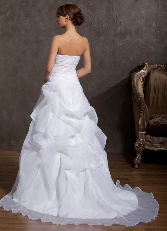 Robe De Soirée Chic Et Glamour Blanche - gallery 1