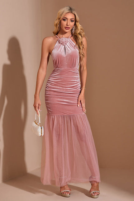 Robe De Soirée Rose Fushia - gallery 3