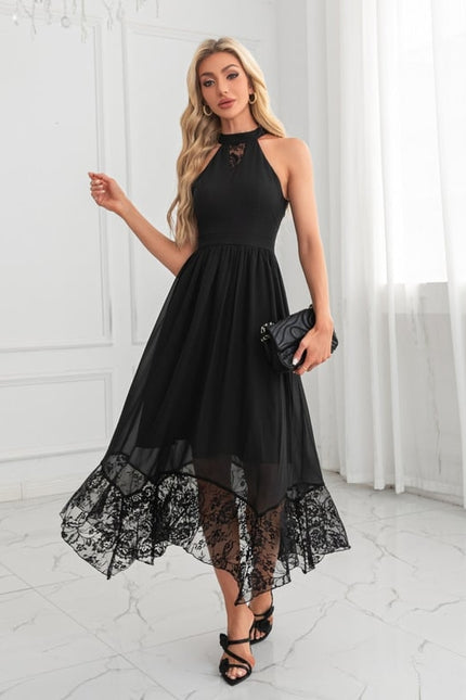 Robe de Soirée Dentelle Aérienne - gallery 3