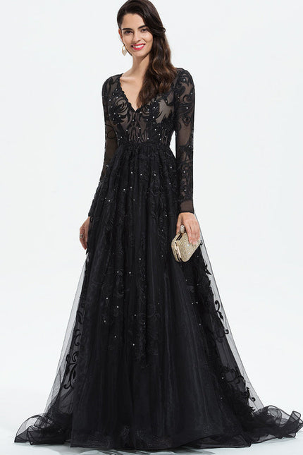 Robe de Soirée Éclat Noir - gallery 3