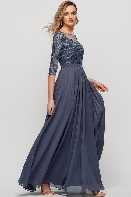 Robe de Soirée Illusion Étoilée - gallery 1