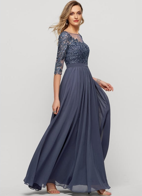 Robe de Soirée Illusion Étoilée - gallery 1