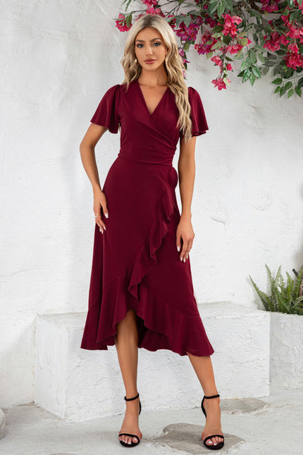 Robe de Soirée Chic Plissé Asymétrique - gallery 3