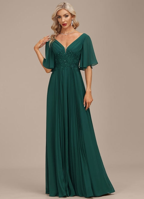Robe de Soirée Vert Éclatante - gallery 6