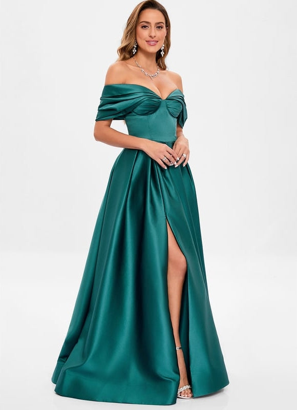 Robe de Soirée Émeraude Lumineuse - gallery 3