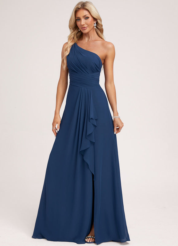 Robe de Soirée Asymétrique Fluide - gallery 2