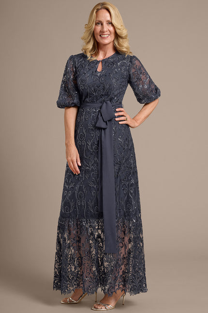 Robe de Soirée Dentelle Élégante - gallery 1