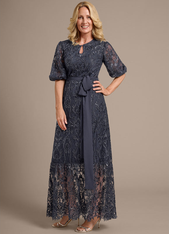 Robe de Soirée Dentelle Élégante - gallery 1