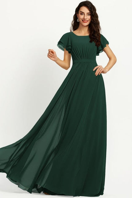 Robe de Soirée Vert Émeraude Chic - gallery 4