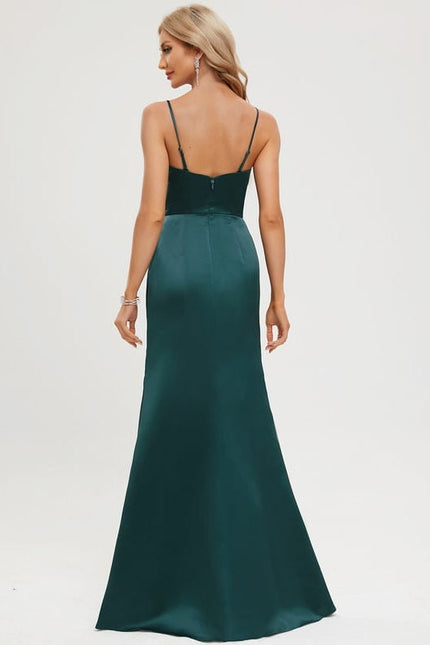 Robe de Soirée Satinique Fluide - gallery 3