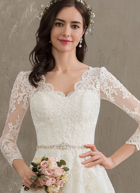 Robe de Soirée Écrue Enchantée - gallery 6