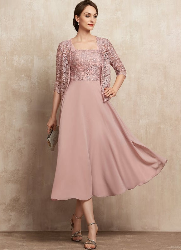 Robe De Soirée Rose Saumon