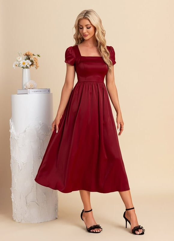 Robe de Soirée Élégance Pourpre Sereine - gallery 6