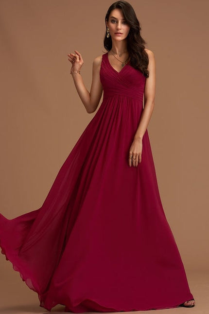 Robe de Soirée Rouge Velours - gallery 3