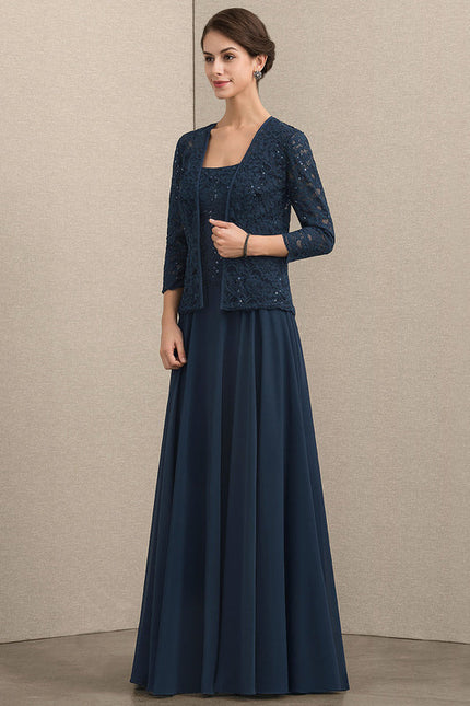 Robe de Soirée Chique Marine - gallery 1