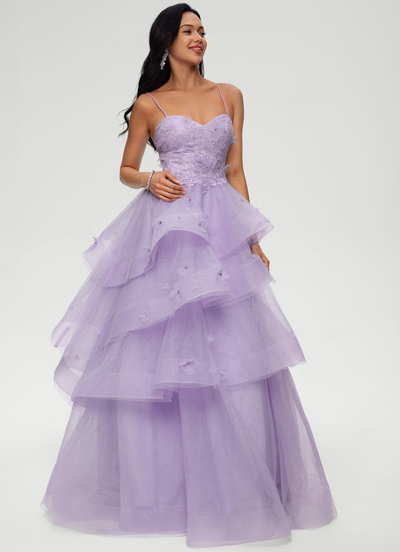 Robe de Soirée Lavande Étoilée - gallery 1