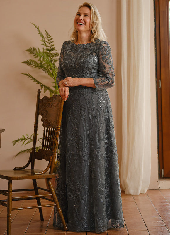 Robe de Soirée Élégance Charbon - gallery 9