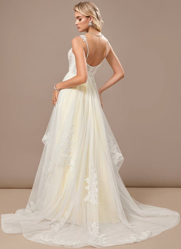 Robe de Soirée Tulle Aérienne - gallery 5