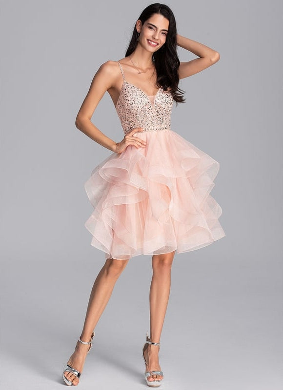 Robe de Soirée Rêve Poudré - gallery 3