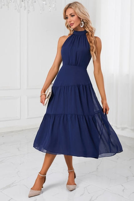 Robe de Soirée Nuit Marine Chic - gallery 5