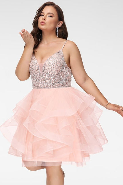 Robe de Soirée Rêve Poudré - gallery 4