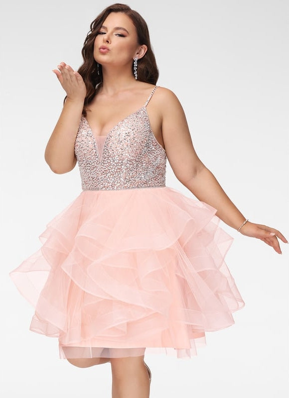 Robe de Soirée Rêve Poudré - gallery 4