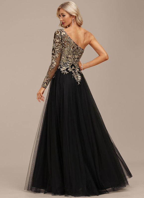 Robe de Soirée Noir Futuriste - gallery 6
