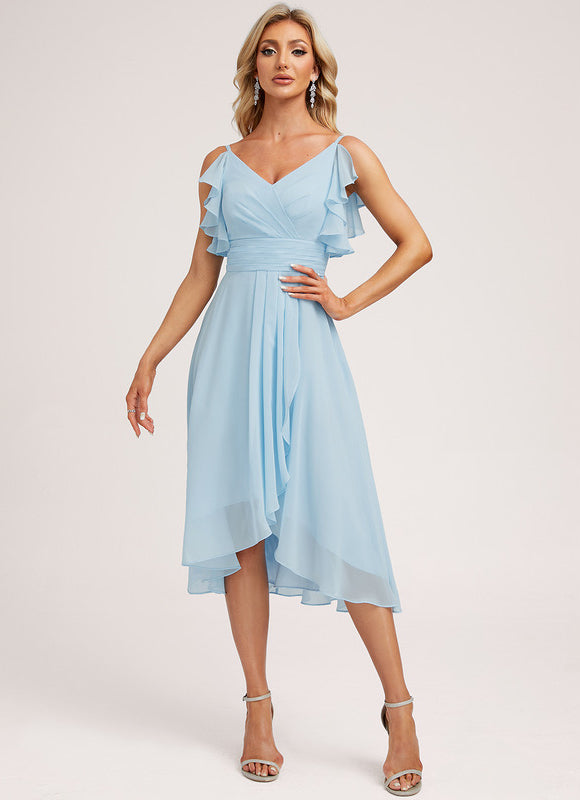 Robe de Soirée Bleu Aérien - gallery 2