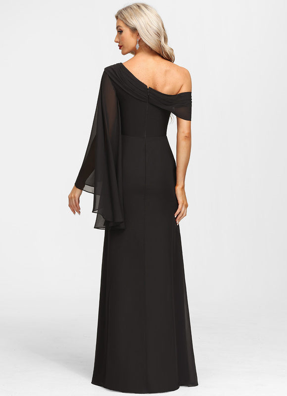 Robe de Soirée Col Évasé Élégance - gallery 5
