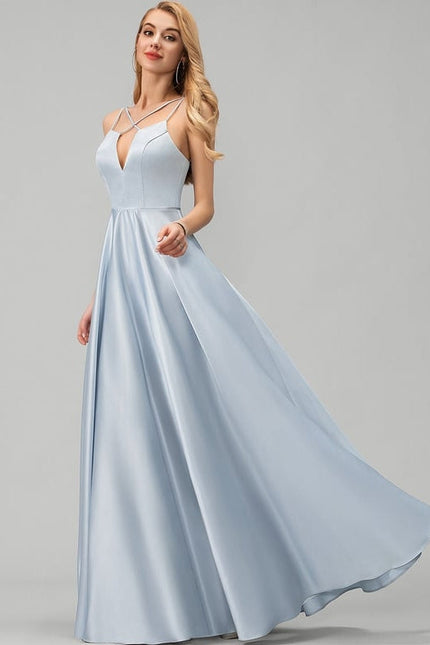 Robe de Soirée Satin Éclairée - gallery 2