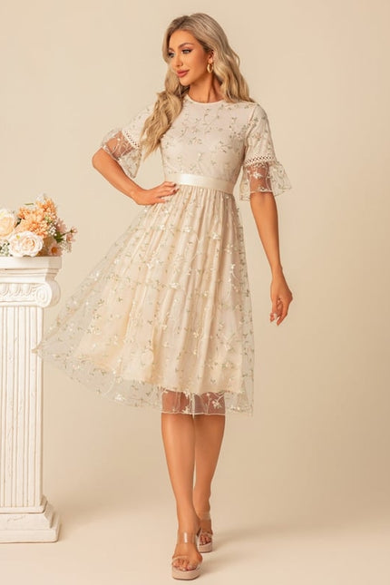 Robe de Soirée Fleurie Élégante - gallery 4